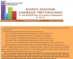 Budżety jednostek samorządu terytorialnego w województwie kujawsko-pomorskim w 2016 r. Foto
