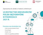 Badanie - Uczestnictwo mieszkańców Polski (rezydentów) w podróżach 1-20.10.2021 Foto