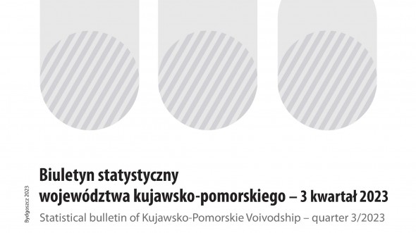 Statistical bulletin of Kujawsko-Pomorskie Voivodship - quarter 3/2023