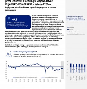 Koniunktura gospodarcza w województwie kujawsko-pomorskim w listopadzie 2024 roku