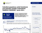 Koniunktura gospodarcza, opinie formułowane przez jednostki z siedzibą w województwie KUJAWSKO-POMORSKIM – marzec 2020 r. Foto