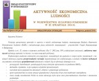 Aktywność ekonomiczna ludności w województwie kujawsko-pomorskim w III kwartale 2016 r. Foto