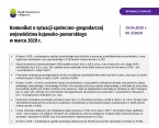 Komunikat o sytuacji społeczno-gospodarczej województwa kujawsko-pomorskiego - marzec 2020 r. Foto