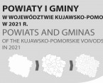 Powiaty i gminy w województwie kujawsko-pomorskim w 2021 r. Foto