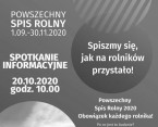 Spotkanie informacyjne - Powszechny Spis Rolny 2020 - Obowiązek każdego rolnika! Foto