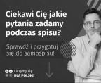 <b><p style="color:navy">Ciekawi Cię jakie pytania zadamy podczas spisu?</p></b> Foto