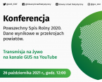 Konferencja - Powszechny Spis Rolny 2020. Dane wynikowe w przekrojach powiatów Foto