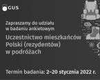 Badanie - Uczestnictwo mieszkańców Polski (rezydentów) w podróżach 1-20.10.2022 Foto