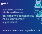 Badanie - Uczestnictwo mieszkańców Polski (rezydentów) w podróżach 2-20.01.2022 Foto