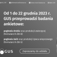 Badanie statystyczne z zakresu rolnictwa od 1 do 22 grudnia 2023 r. Foto