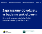 Badanie - Uczestnictwo mieszkańców Polski (rezydentów) w podróżach 2-20.01.2024 Foto